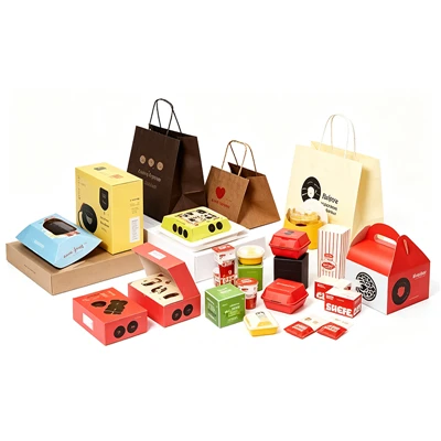 Caixes d'embalatge d'aliments impreses